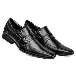 Sapato Social Comfort 6 Novat Preto - Dhario Fashion 