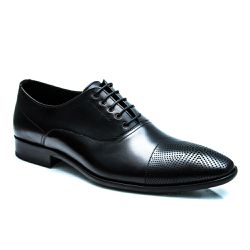 Sapato Social Preto de Couro Legítimo Linha Execut... - Dhario Fashion 