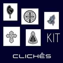 Kit 02 Clichês de 65mm - cliche02 - DIBRONZE