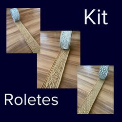 Kit 04 com 3 Roletes - rolete04 - DIBRONZE