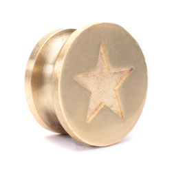 Ponteira Sinete de Estrela em Bronze - 56 - DIBRONZE