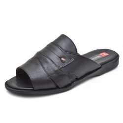Sandália Chinelo Franciscano DiConfort Preto - Diconfort Calçados | Calçados confortáveis e anatômicos