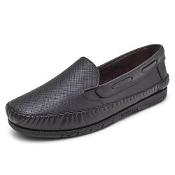 Sapatilha Mocassin Masculino DiConfort Preto - Diconfort Calçados | Calçados confortáveis e anatômicos