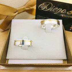 Alianças de Prata Namoro e Compromisso - AL0092 - DIEGO ALIANÇAS