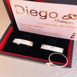 Alianças de Prata Namoro e Compromisso - AL0113 - DIEGO ALIANÇAS