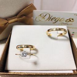 Alianças de Ouro Noivado e Casamento - AL0128 - DIEGO ALIANÇAS