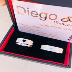 Alianças de Prata Namoro e Compromisso - AL0162 - DIEGO ALIANÇAS