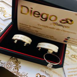 Alianças de Prata Namoro e Compromisso - AL0178 - DIEGO ALIANÇAS
