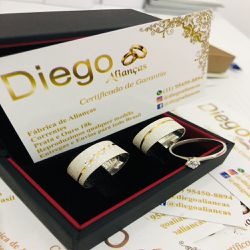 Alianças de Prata Namoro e Compromisso - AL0063 - DIEGO ALIANÇAS