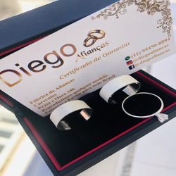 Alianças de Prata Namoro e Compromisso - AL0005 - DIEGO ALIANÇAS