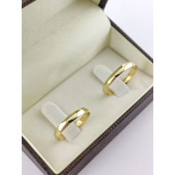 Alianças de Ouro18k Noivado e Casamento Banhado a ... - DIEGO ALIANÇAS