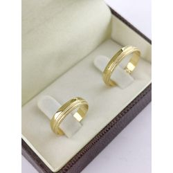 Alianças de Ouro18k Noivado e Casamento Banhado a ... - DIEGO ALIANÇAS