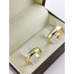 Alianças de Ouro18k Noivado e Casamento Banhado a ... - DIEGO ALIANÇAS