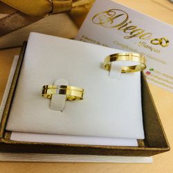 Alianças de Ouro Noivado e Casamento - AL0144 - DIEGO ALIANÇAS