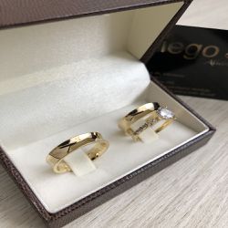 Alianças de Ouro18k Noivado e Casamento - AN0056 - DIEGO ALIANÇAS