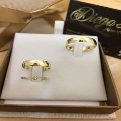 Alianças de Ouro18k Noivado e Casamento - AN0057 - DIEGO ALIANÇAS
