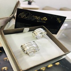 Alianças de Prata Namoro e Compromisso - AL0044 - DIEGO ALIANÇAS