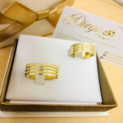 Alianças de Ouro18k Noivado e Casamento - AN0061 - DIEGO ALIANÇAS