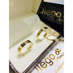 Alianças de Ouro18k Noivado e Casamento - AN0069 - DIEGO ALIANÇAS
