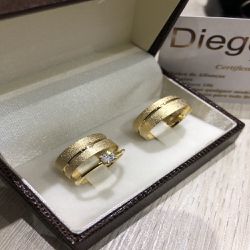 Alianças de Ouro18k Noivado e Casamento - AN0055 - DIEGO ALIANÇAS