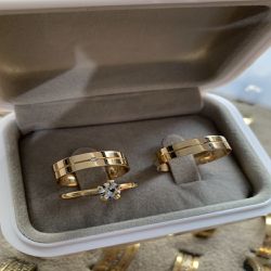 Alianças de Ouro18k Noivado e Casamento - NC0055 - DIEGO ALIANÇAS