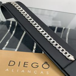 Pulseira Grumet 8mm | PRATA 925 - NC00076 - DIEGO ALIANÇAS