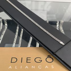 Pulseira elo duplo 2,5mm | PRATA 925 - NC00079 - DIEGO ALIANÇAS