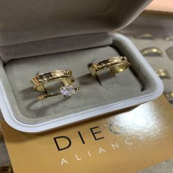 Alianças de Ouro18k Noivado e Casamento - NC00025... - DIEGO ALIANÇAS