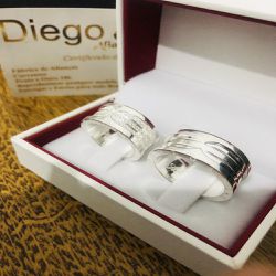 Alianças de Prata Namoro e Compromisso - AN0043 - DIEGO ALIANÇAS