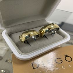 Aliança de Moeda Antiga 10 MM - NC00213 - DIEGO ALIANÇAS