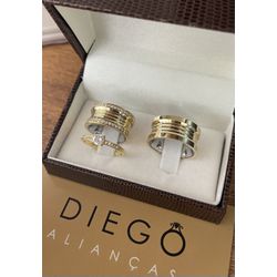 Aliança de Moeda Antiga 10 MM - NC00210 - DIEGO ALIANÇAS