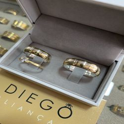 Aliança de Moeda Antiga 10 MM - NC00214 - DIEGO ALIANÇAS