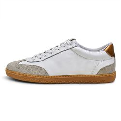 Tênis Feminino Sophia Branco Couro DIfranca - 026 ... - DIFRANCA ATACADO