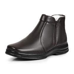 Bota Casual Masculina Café Couro DIfranca - 6000 -... - DIFRANCA ATACADO