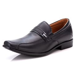 Sapato Masculino Social Comfort Preto Couro DIfran... - DIFRANCA ATACADO