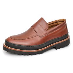 Sapato Casual Masculino Mocassim Mouro Couro DIfra... - DIFRANCA ATACADO