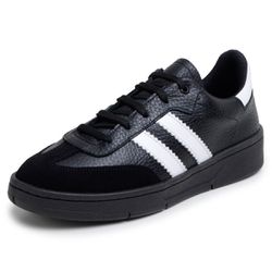 Tênis Feminino Casual Preto Couro DIfranca - 2042 ... - DIFRANCA ATACADO