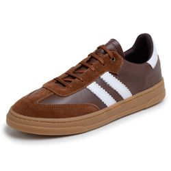 Tênis Feminino Casual Pinhão Couro DIfranca - 2042... - DIFRANCA ATACADO