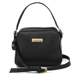 Bolsa Feminina de Mão com Alça Transversal Preto C... - DIFRANCA ATACADO
