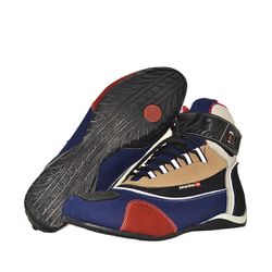 Tênis Masculino Motociclista Azul Couro DIfranca -... - DIFRANCA ATACADO