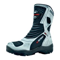 Bota Masculina Motociclista Branco Alvejado Couro ... - DIFRANCA ATACADO