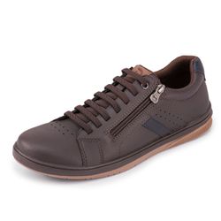Tênis Masculino Casual Marrom DIfranca - ST-170 - ... - DIFRANCA ATACADO