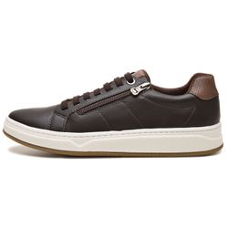 Tênis Masculino Casual Marrom DIfranca - TO-3000 -... - DIFRANCA ATACADO