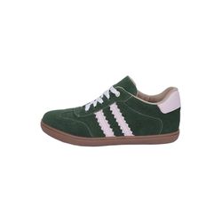 Tênis Feminino Casual Couro Camurça Verde Difranca... - DIFRANCA ATACADO