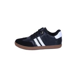 Tênis Feminino Casual Couro Preto Difranca - 113 -... - DIFRANCA ATACADO