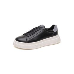 Tênis Masculino Casual Couro Preto Dubai DIfranca ... - DIFRANCA ATACADO