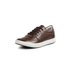 Tênis Masculino Casual Pinhão Couro Floater DIfran... - DIFRANCA ATACADO