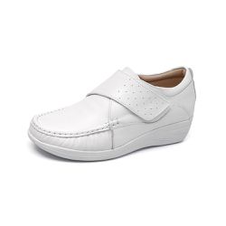 Sapato Feminino Mocassim Branco Couro DIfranca - 0... - DIFRANCA ATACADO