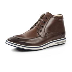 Bota Casual Masculino Couro Legítimo High Leather ... - DIFRANCA ATACADO