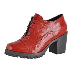 Bota Coturno Feminina Oxford Cano Baixo Couro Vern... - DIFRANCA ATACADO